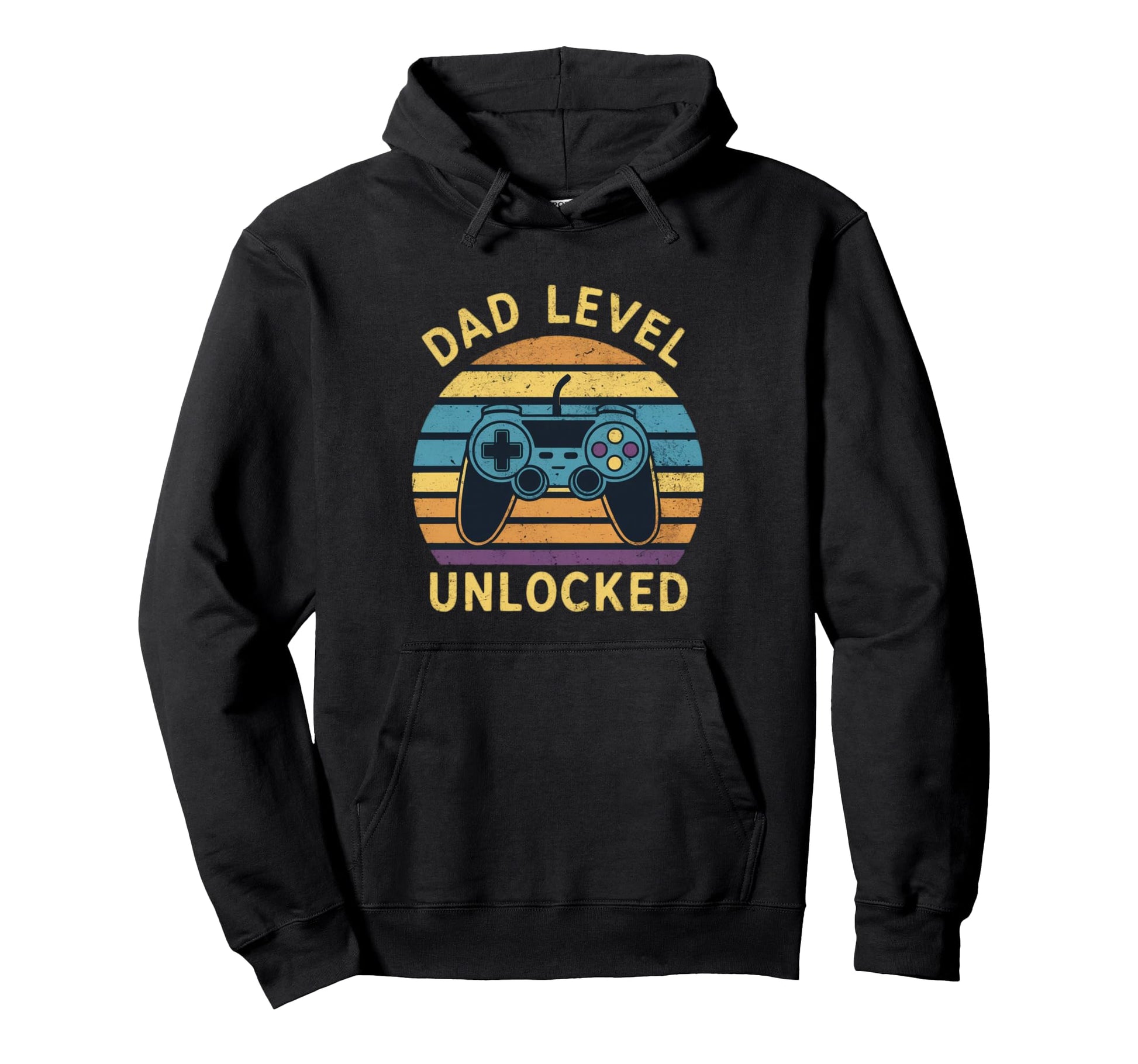 Dad Level Unlocked Funny New Dad Gifts Hoodie - Trendy Graphic Unisex - T-Shirt, Sweatshirt, Hoodie