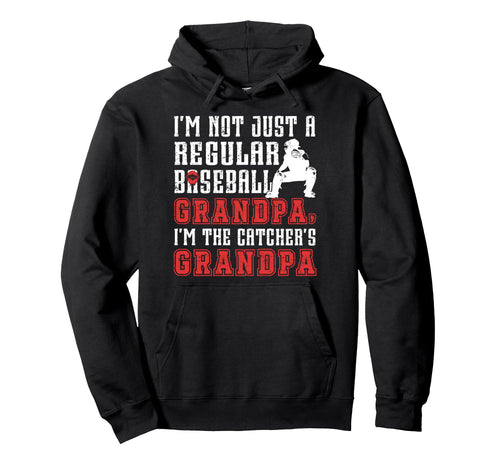 Im Baseball Catcher Grandpa Baseball Hoodie - Custom Art Print for Adults - T-Shirt, Sweatshirt, Hoodie