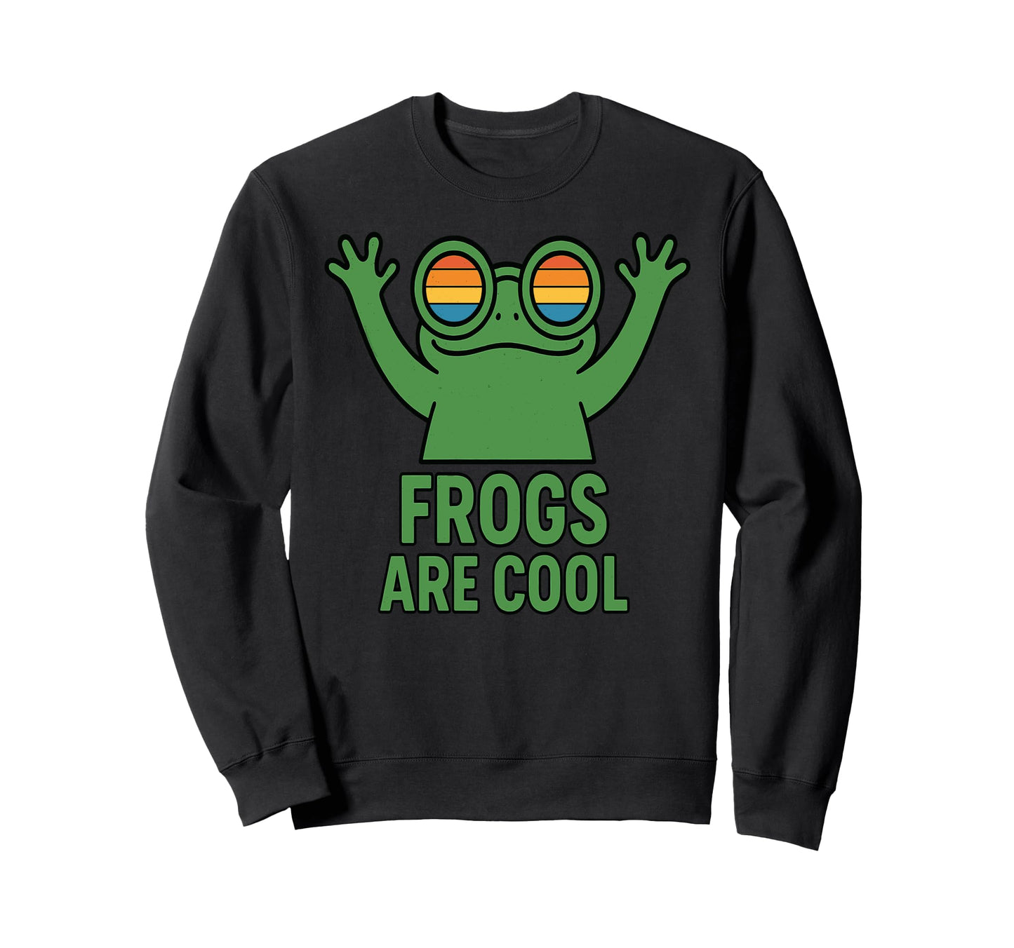Frogs Are Aesthetic Funny Frog Sweatshirt - Streetwear Style Men Women - T-Shirt, Sweatshirt, Hoodie