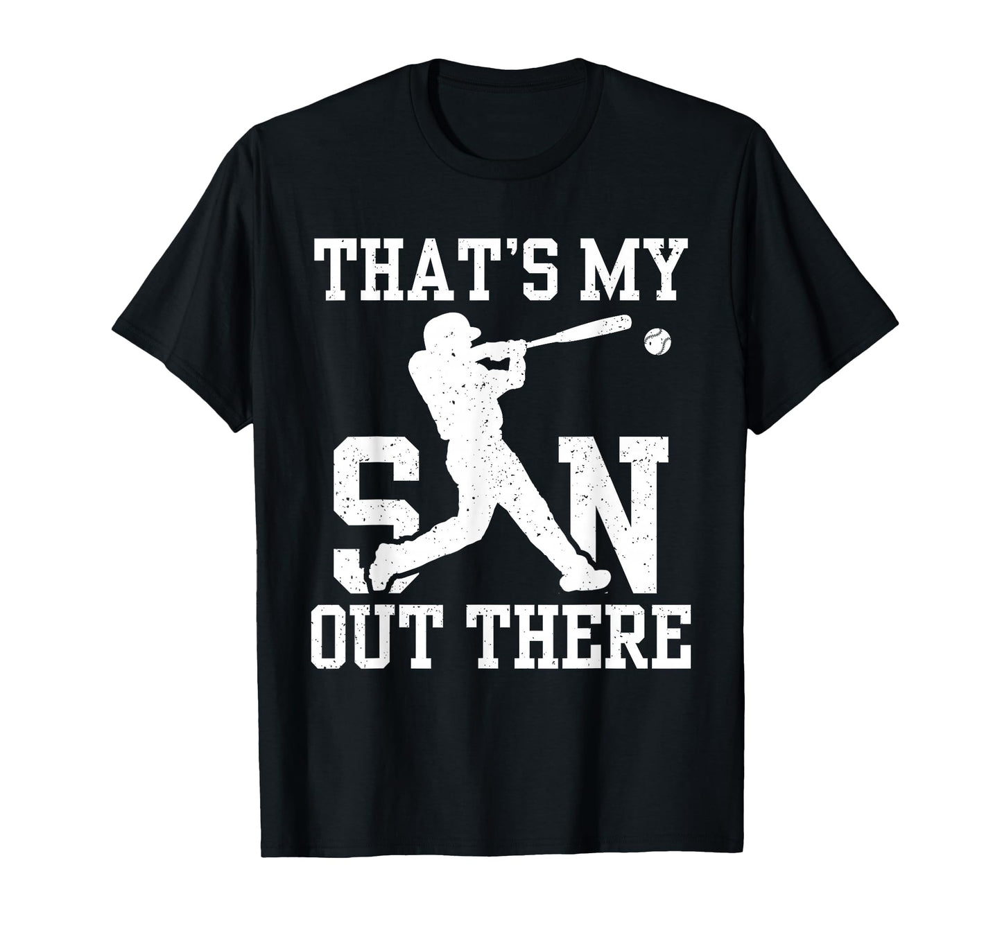 Thats My Son Out There Baseball Mother T-Shirt - Minimalist Print Unisex - T-Shirt, Sweatshirt, Hoodie