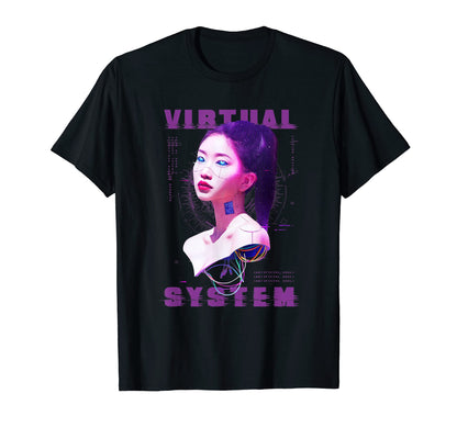 Futuristic Vaporwave Aesthetic T-Shirt - Custom Art Print Men Women - T-Shirt, Sweatshirt, Hoodie