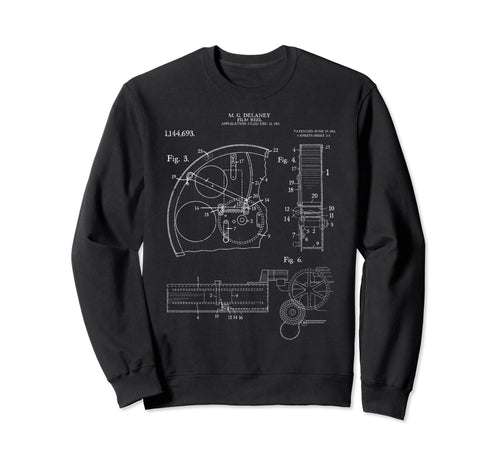 Film Reel Patent Camera Filmmaker Sweatshirt - Graphic Print for Adults - T-Shirt, Sweatshirt, Hoodie