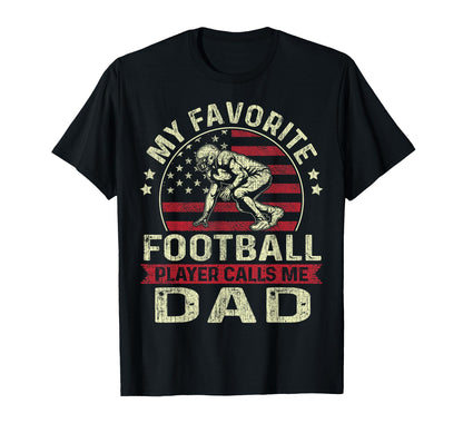 Fathers Day My Favorite Football T-Shirt - Minimalist Print for Adults - T-Shirt, Sweatshirt, Hoodie