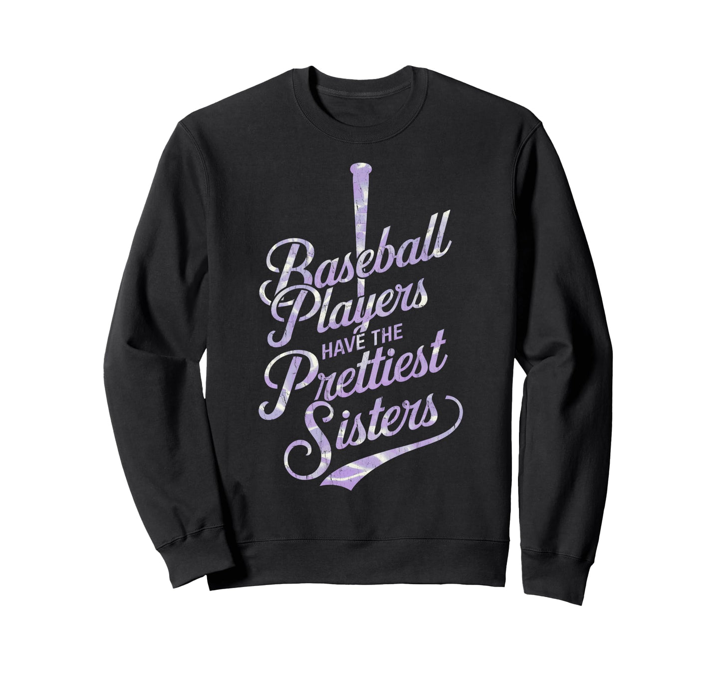 Baseball Players Prettiest Sisters Sweatshirt - Minimalist Print Unisex - T-Shirt, Sweatshirt, Hoodie