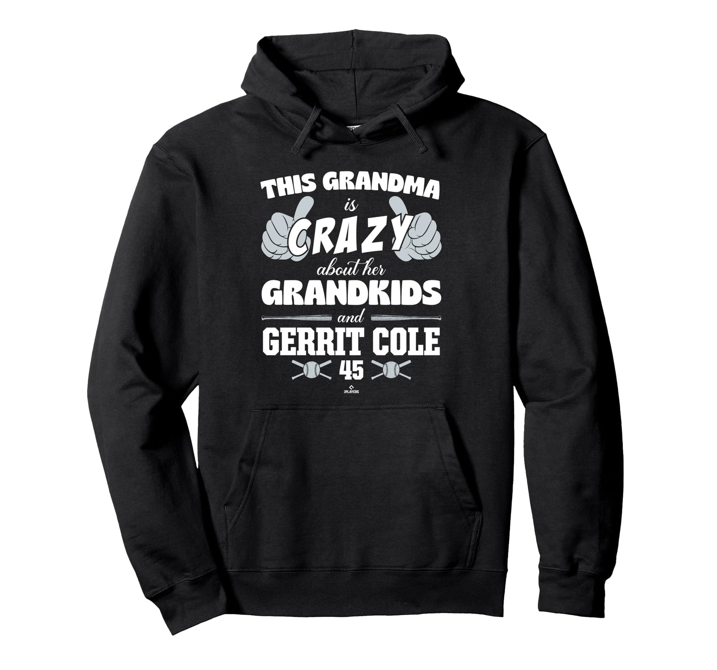 Grandma Crazy Gerrit Cole New York Hoodie - Novelty Apparel Unisex - T-Shirt, Sweatshirt, Hoodie