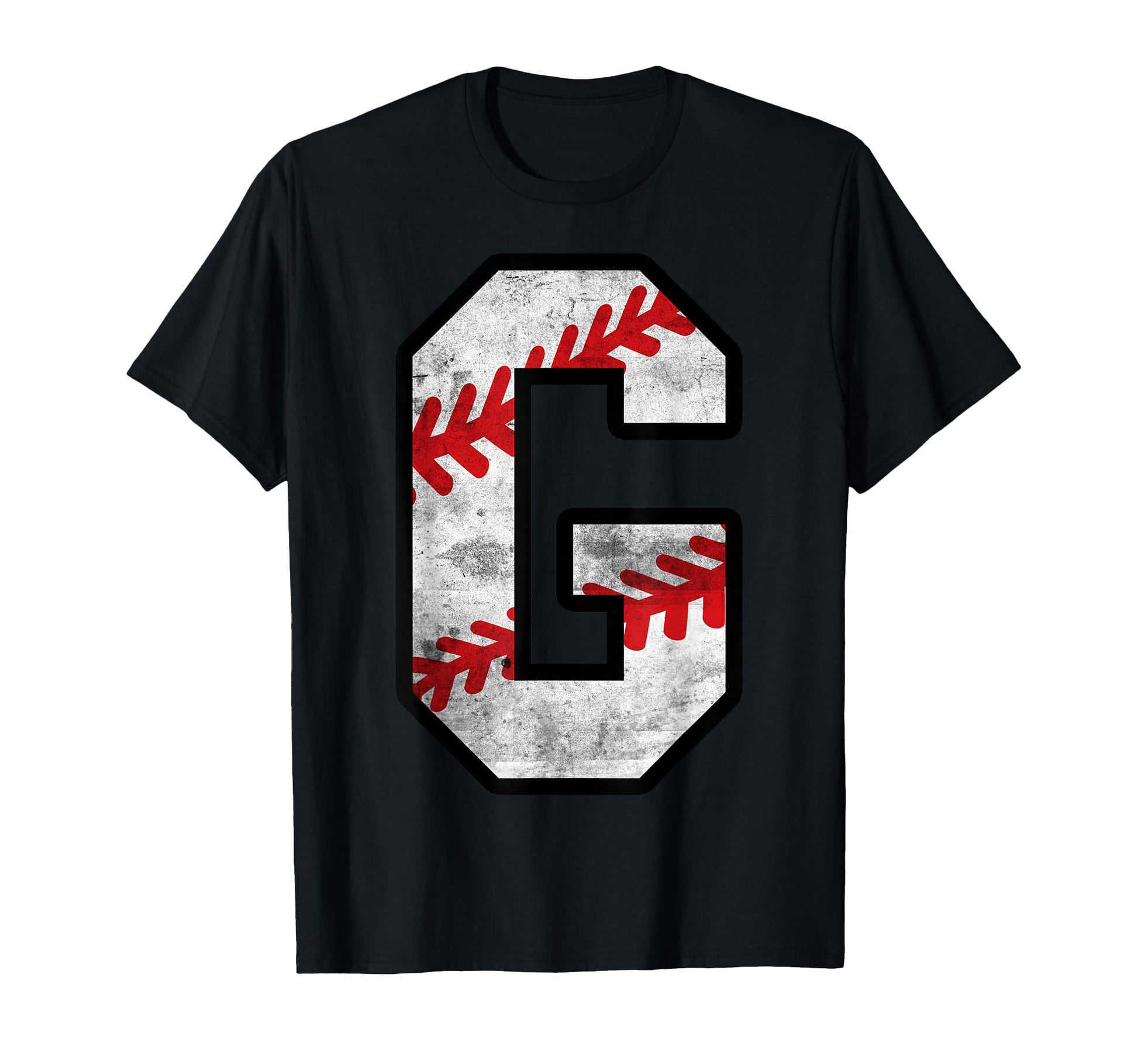 Distressed Baseball Letter G T-Shirt - Custom Art Print Men Women - T-Shirt, Sweatshirt, Hoodie