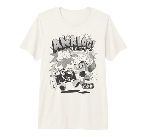 Threadless Analog Friends Camera Film T-Shirt - Aesthetic Graphic Unisex - T-Shirt, Sweatshirt, Hoodie