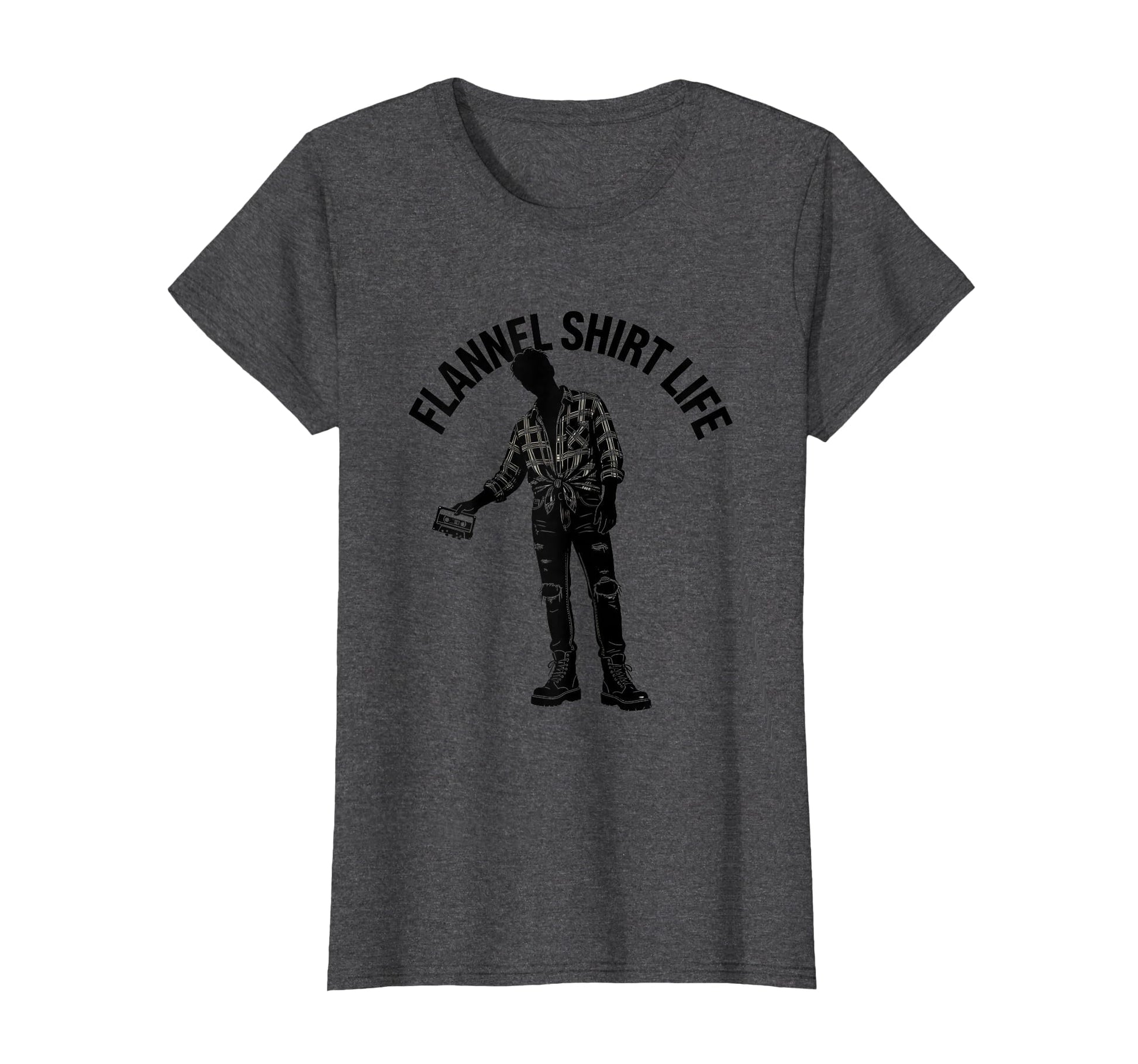 Flannel Life 90S Nostalgia T-Shirt - Unique Graphic Men Women - T-Shirt, Sweatshirt, Hoodie