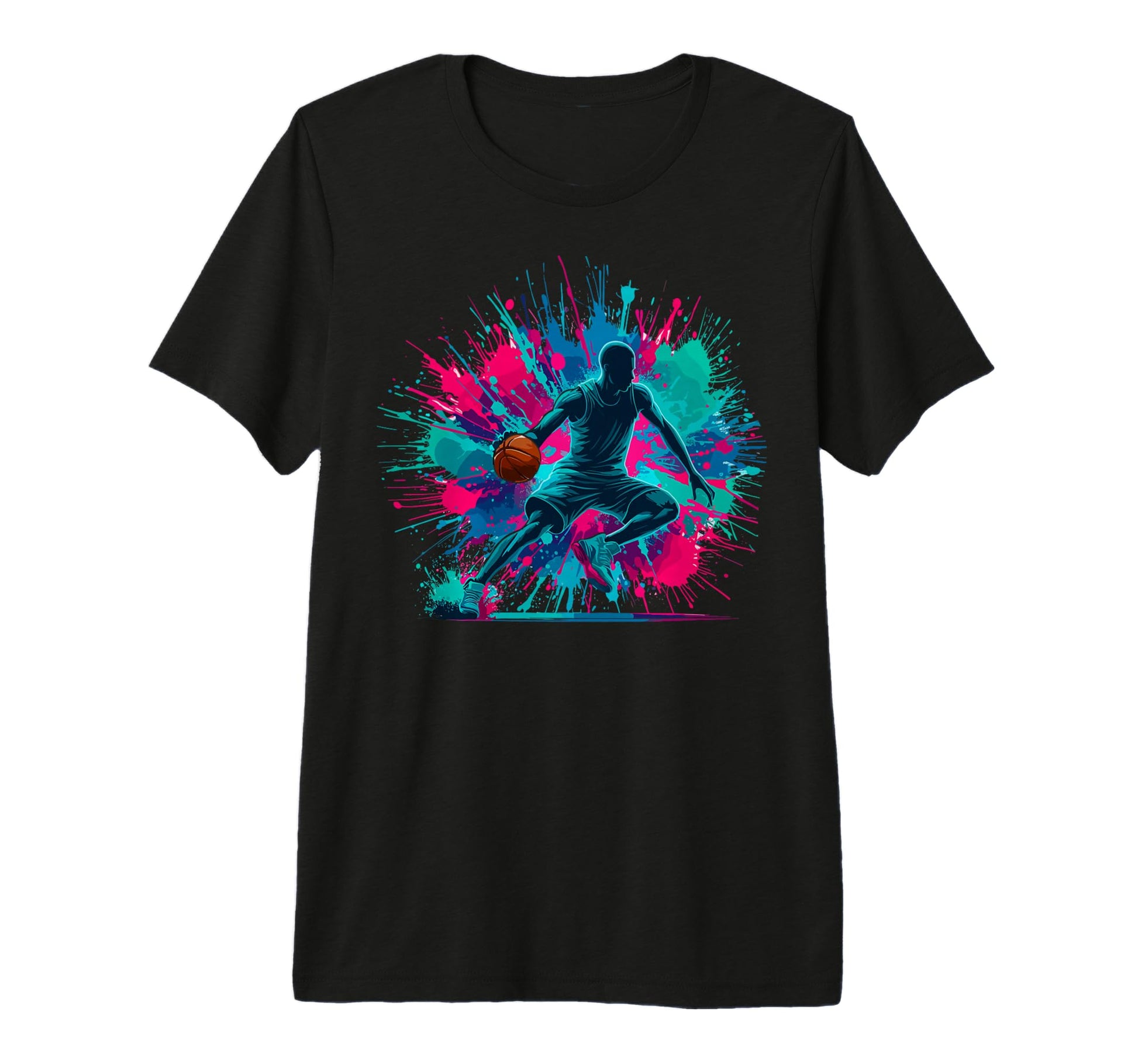 Colorful Paints Splash T-Shirt - Casual Everyday Wear for Adults - T-Shirt, Sweatshirt, Hoodie