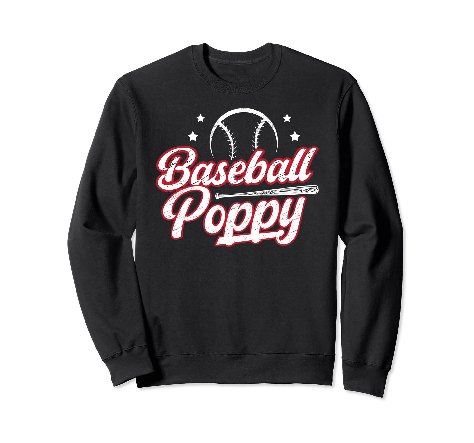 Baseball Poppy Grandpa Poppy Sweatshirt - Unique Graphic Men Women - T-Shirt, Sweatshirt, Hoodie