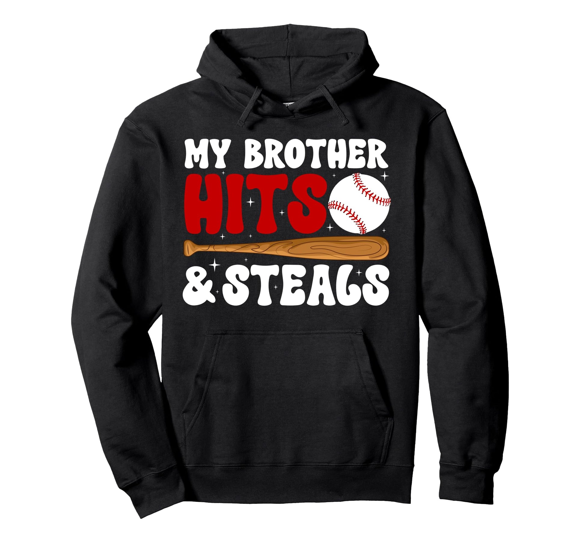 Funny Baseball Sister Baseball Player Hoodie - Fun Novelty Design Unisex - T-Shirt, Sweatshirt, Hoodie