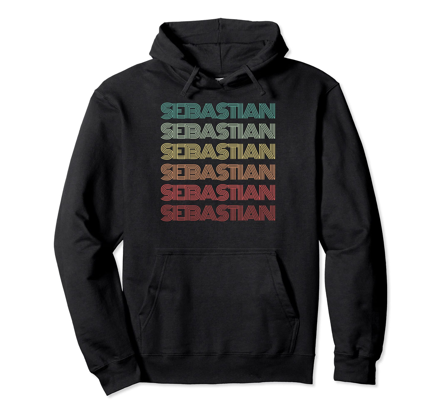 First Name Sebastian Personalized Hoodie - Casual Everyday Wear for Adults - T-Shirt, Sweatshirt, Hoodie
