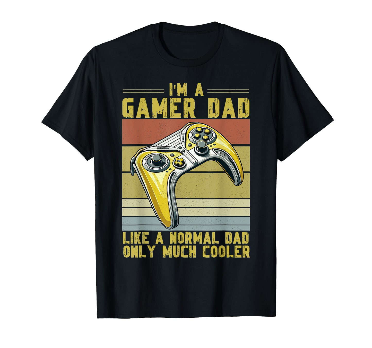 Gamer Dad Like Normal Dad But Much T-Shirt - Custom Art Print for Adults - T-Shirt, Sweatshirt, Hoodie
