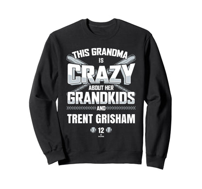 Grandma Crazy Trent Grisham New York Sweatshirt - Streetwear Style Unisex - T-Shirt, Sweatshirt, Hoodie