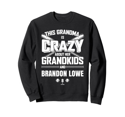 Grandma Crazy Brandon Lowe Tampa Bay Sweatshirt - Aesthetic Graphic Unisex - T-Shirt, Sweatshirt, Hoodie