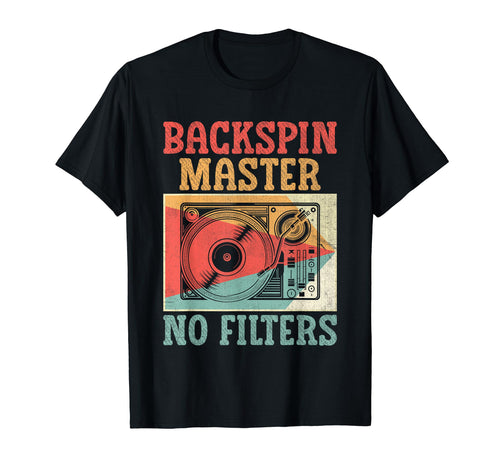 Funny Old School Dj Equipment Table T-Shirt - Aesthetic Graphic for Adults - T-Shirt, Sweatshirt, Hoodie