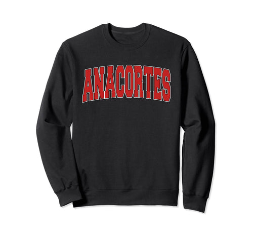 Anacortes Wa Washington Varsity Usa Sweatshirt - Trendy Graphic for Adults - T-Shirt, Sweatshirt, Hoodie