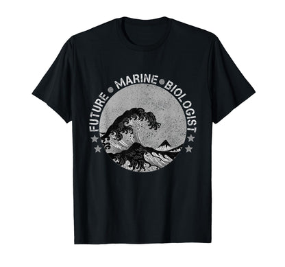 Future Marine Biologist Vaporwave T-Shirt - Custom Art Print for Adults - T-Shirt, Sweatshirt, Hoodie