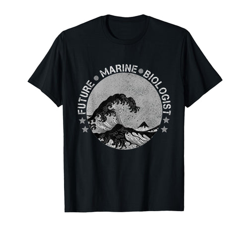 Future Marine Biologist Vaporwave T-Shirt - Custom Art Print for Adults - T-Shirt, Sweatshirt, Hoodie