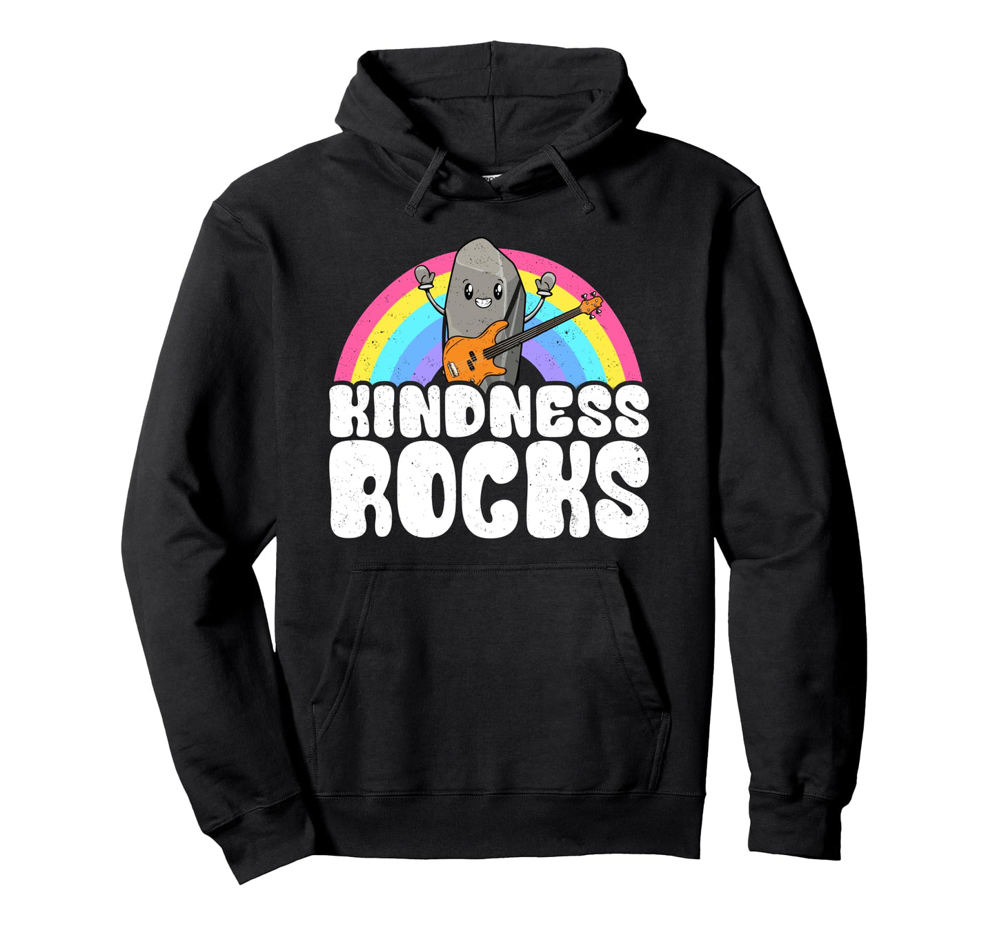 Anti Bullying Rainbow Music Teacher Hoodie - Fun Novelty Design for Adults - T-Shirt, Sweatshirt, Hoodie
