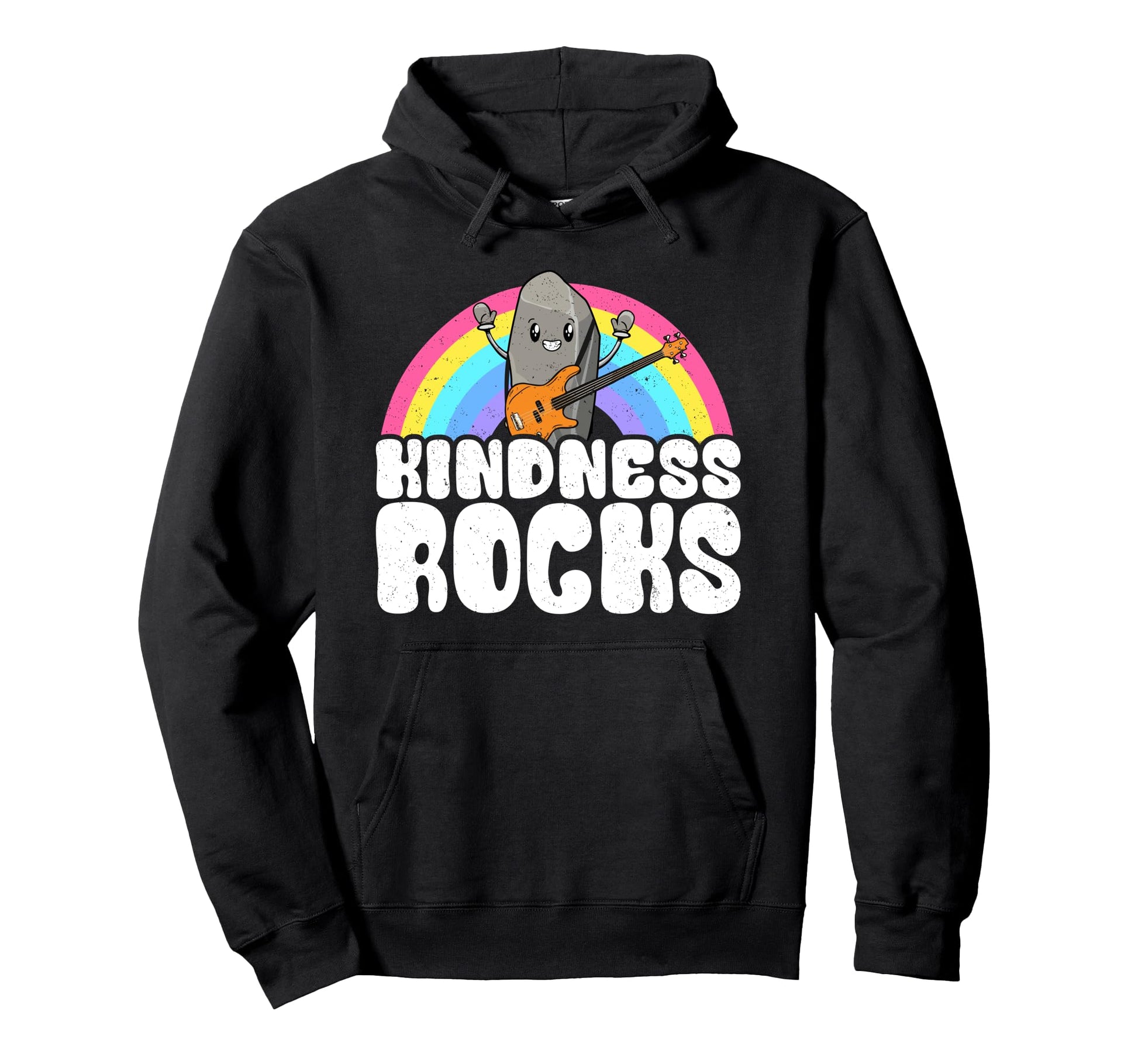 Anti Bullying Rainbow Music Teacher Hoodie - Fun Novelty Design for Adults - T-Shirt, Sweatshirt, Hoodie