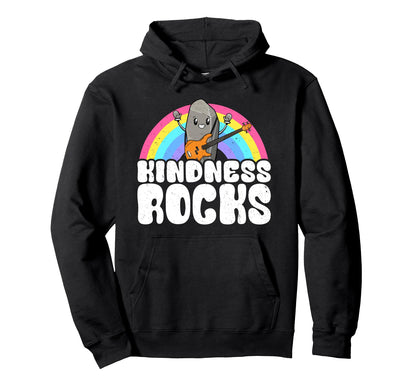 Anti Bullying Rainbow Music Teacher Hoodie - Fun Novelty Design for Adults - T-Shirt, Sweatshirt, Hoodie