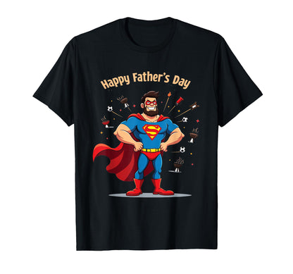 Happy Fathers Day Hero Dad Bbq Gamer T-Shirt - Unique Graphic Men Women - T-Shirt, Sweatshirt, Hoodie