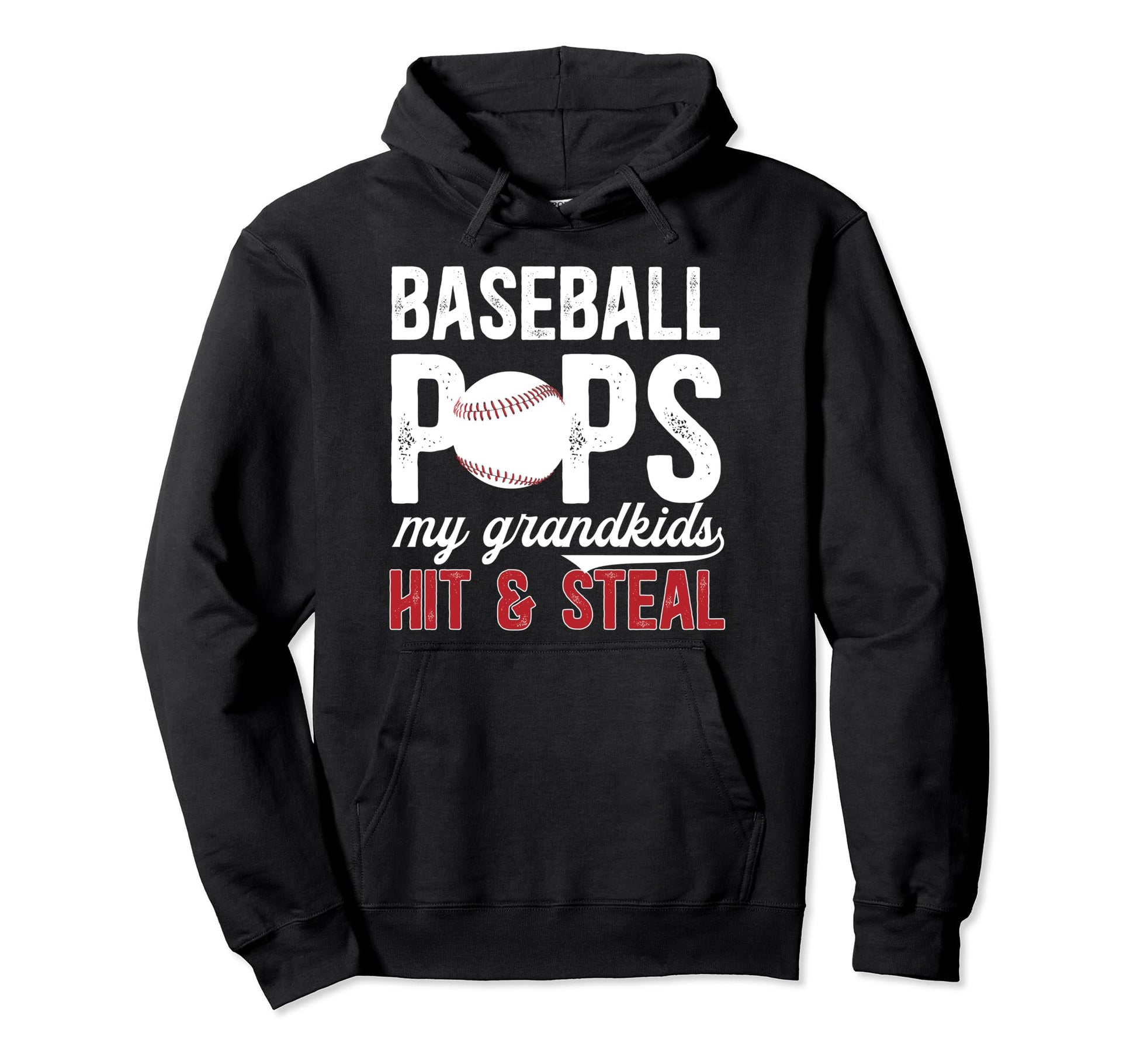Baseball Pops Funny Grandpa Pops Baseball Hoodie - Custom Art Print Unisex - T-Shirt, Sweatshirt, Hoodie