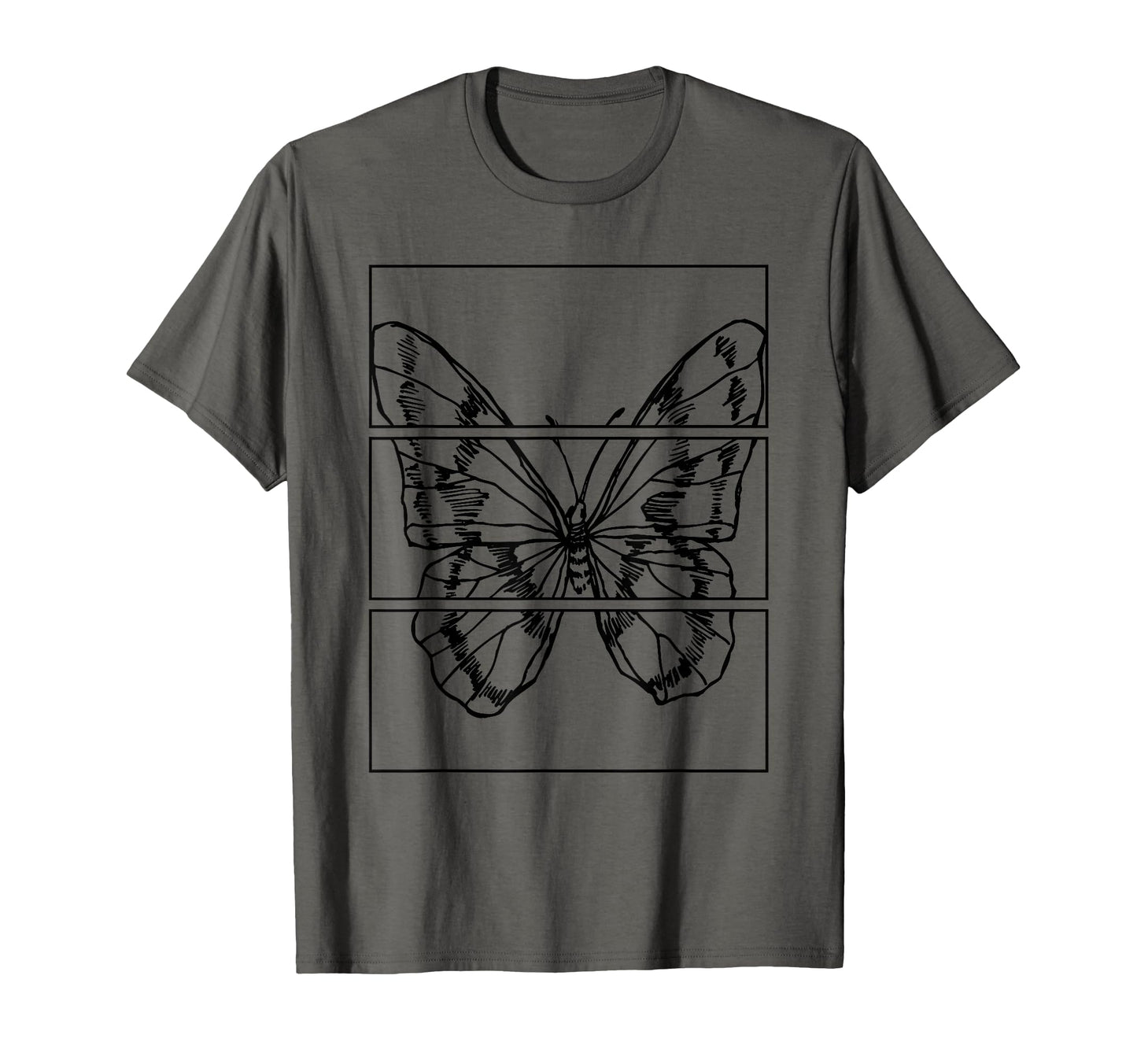 Soft Grunge Emo Aesthetic Butterfly T-Shirt - Fun Novelty Design for Adults - T-Shirt, Sweatshirt, Hoodie