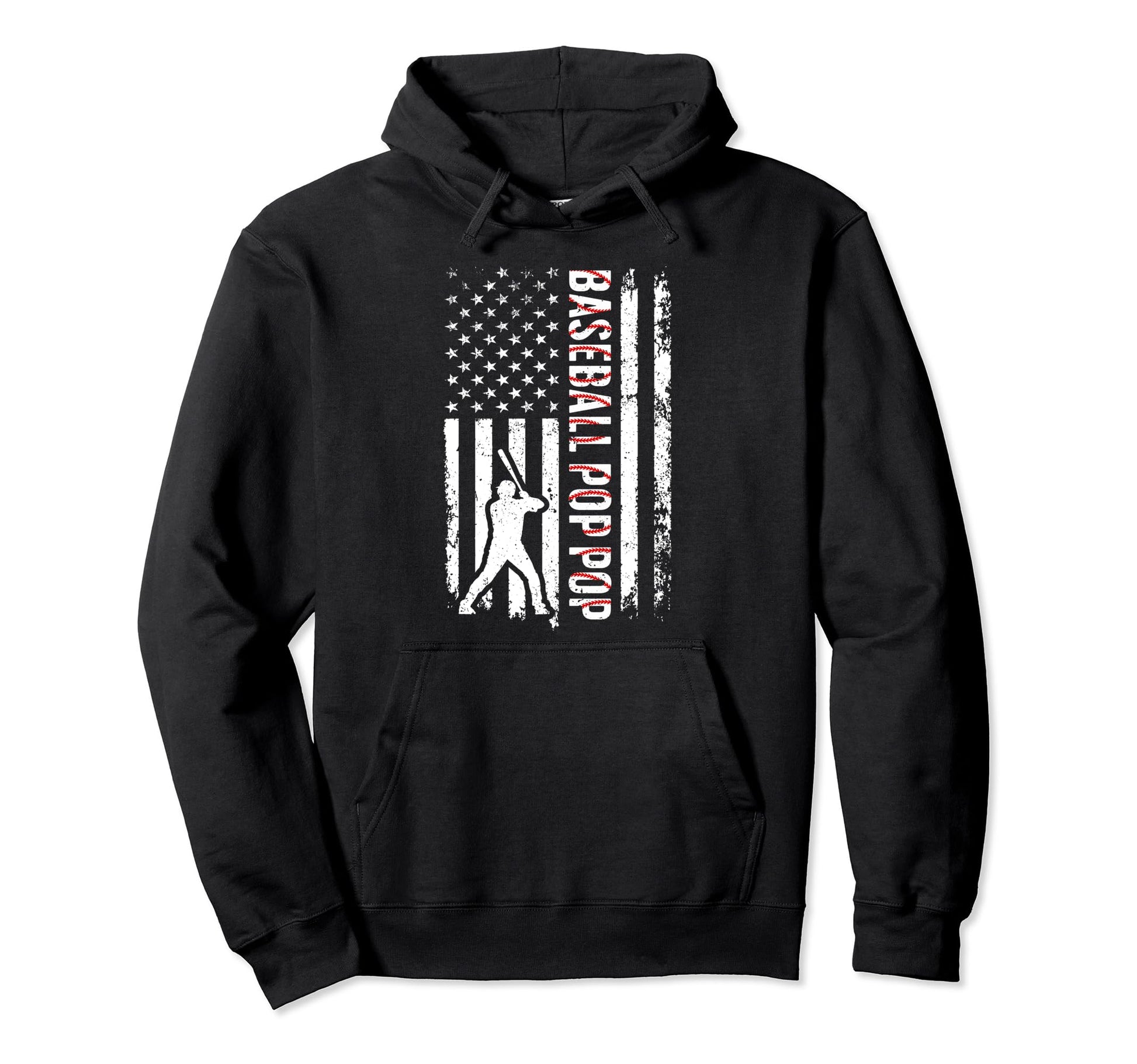 Baseball Pop Pop Baseball Player Pop Hoodie - Fun Novelty Design Men Women - T-Shirt, Sweatshirt, Hoodie