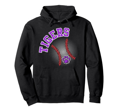 Tigers Baseball Mom Game Day Hoodie - Casual Everyday Wear for Adults - T-Shirt, Sweatshirt, Hoodie