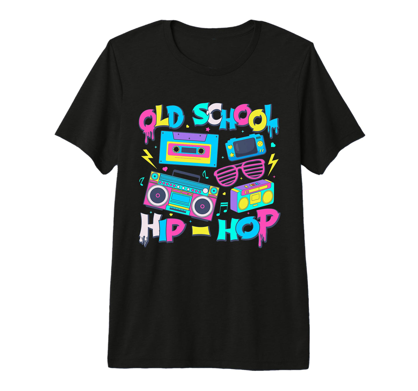 Old School Hip Hop 80S 90S Music T-Shirt - Casual Everyday Wear Men Women - T-Shirt, Sweatshirt, Hoodie