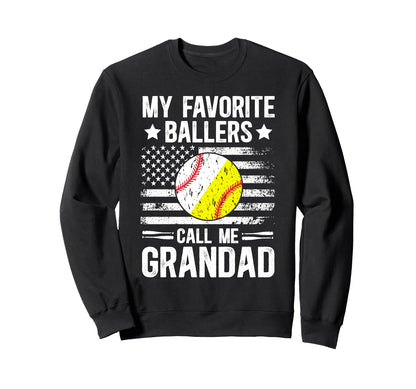 Favorite Ballers Call Me Baseball Sweatshirt - Minimalist Print for Adults - T-Shirt, Sweatshirt, Hoodie