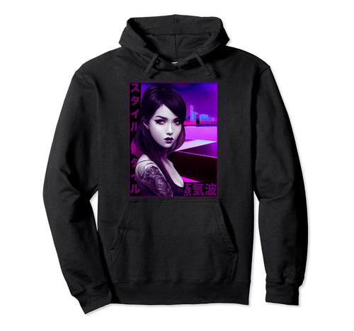 Japanese Vaporwave Anime Gothic Tattoo Hoodie - Novelty Apparel Men Women - T-Shirt, Sweatshirt, Hoodie