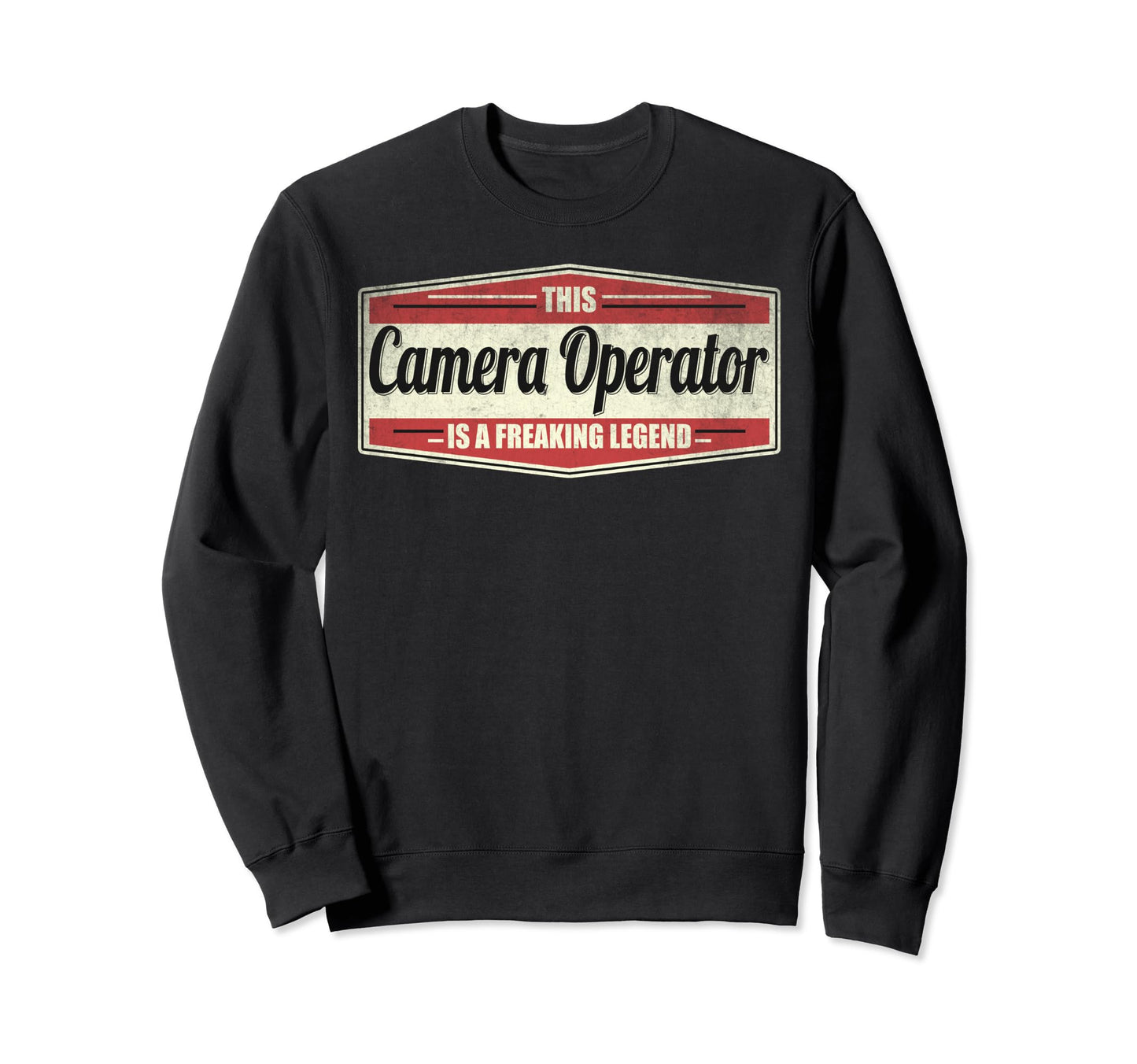 Funny Profession Camera Operator Sweatshirt - Minimalist Print for Adults - T-Shirt, Sweatshirt, Hoodie