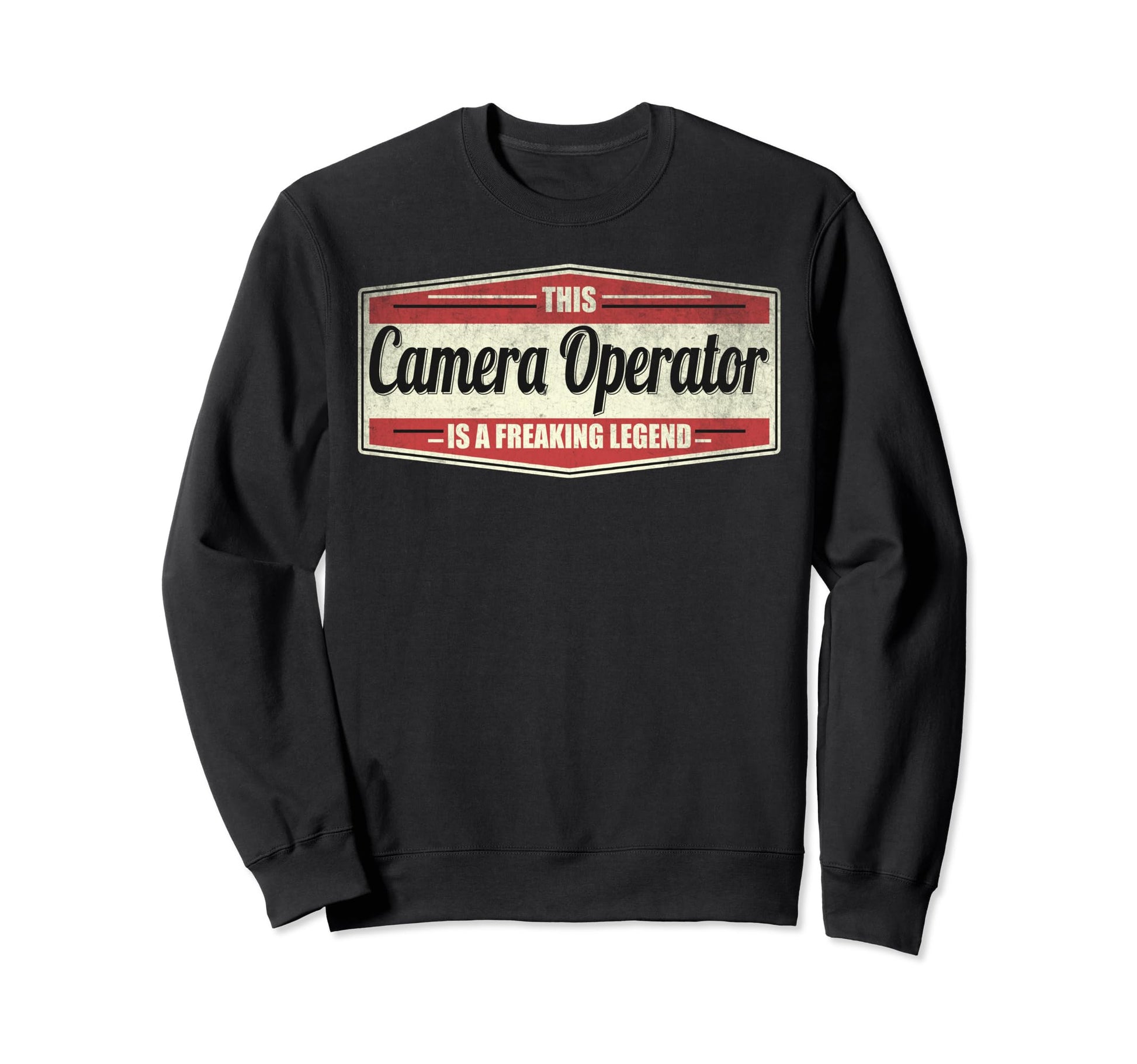 Funny Profession Camera Operator Sweatshirt - Minimalist Print for Adults - T-Shirt, Sweatshirt, Hoodie