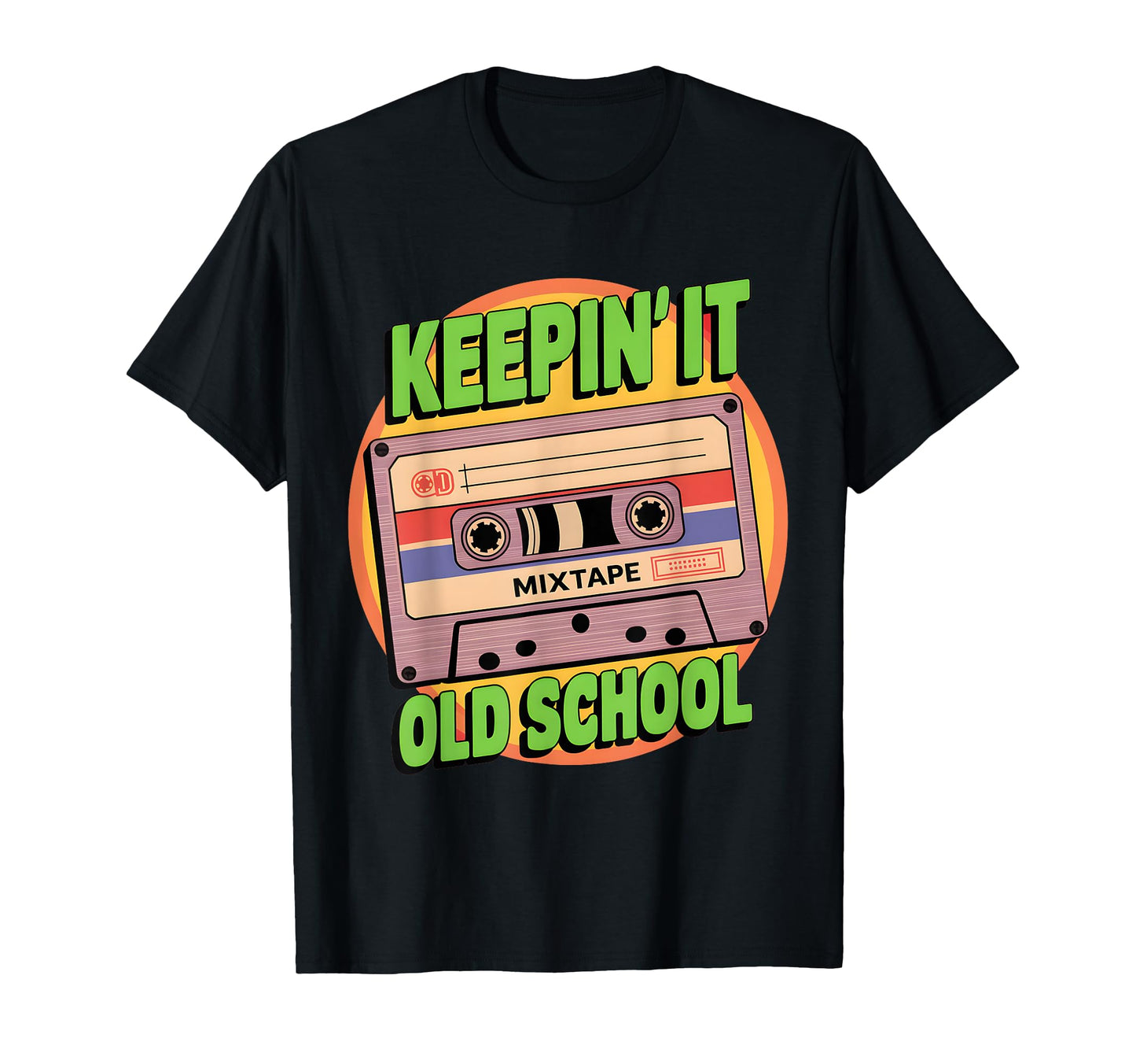 Old School Hip Hop 80S 90S Cassette T-Shirt - Fun Novelty Design Unisex - T-Shirt, Sweatshirt, Hoodie