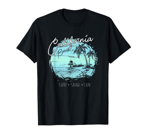 California Beach Surf Summer Surfer Gift T-Shirt - Trendy Graphic Men Women - T-Shirt, Sweatshirt, Hoodie