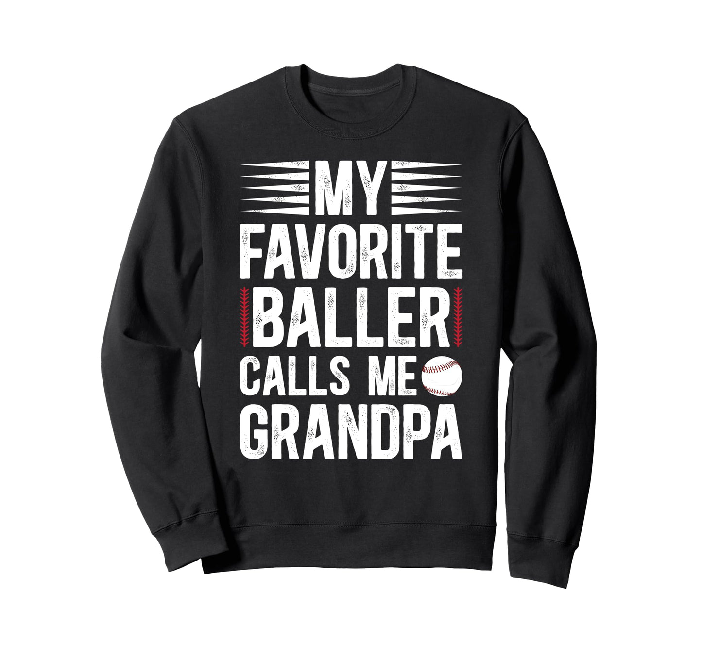 Proud Baseball Grandpa Baseball Sweatshirt - Fun Novelty Design Men Women - T-Shirt, Sweatshirt, Hoodie