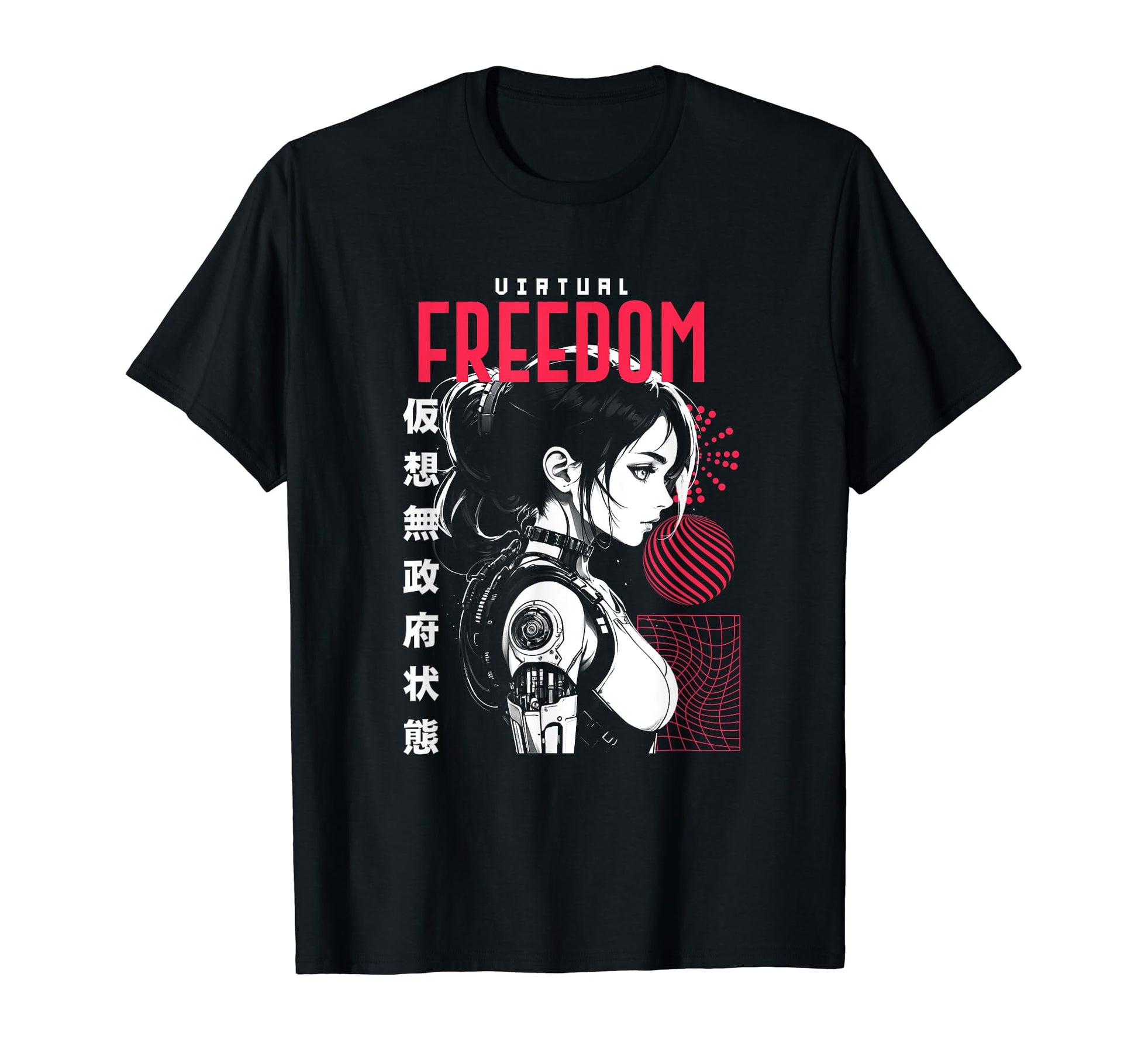 Japanese Anime Urban Cyber Vaporwave T-Shirt - Trendy Graphic Unisex - T-Shirt, Sweatshirt, Hoodie
