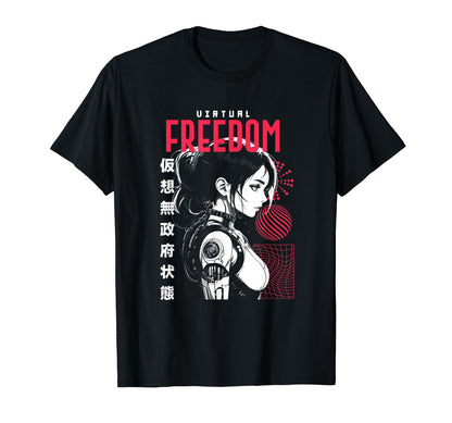 Japanese Anime Urban Cyber Vaporwave T-Shirt - Trendy Graphic Unisex - T-Shirt, Sweatshirt, Hoodie