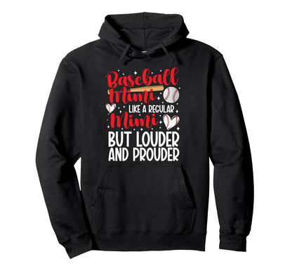 Baseball Mimi Definition Mimi Baseball Hoodie - Unique Graphic for Adults - T-Shirt, Sweatshirt, Hoodie