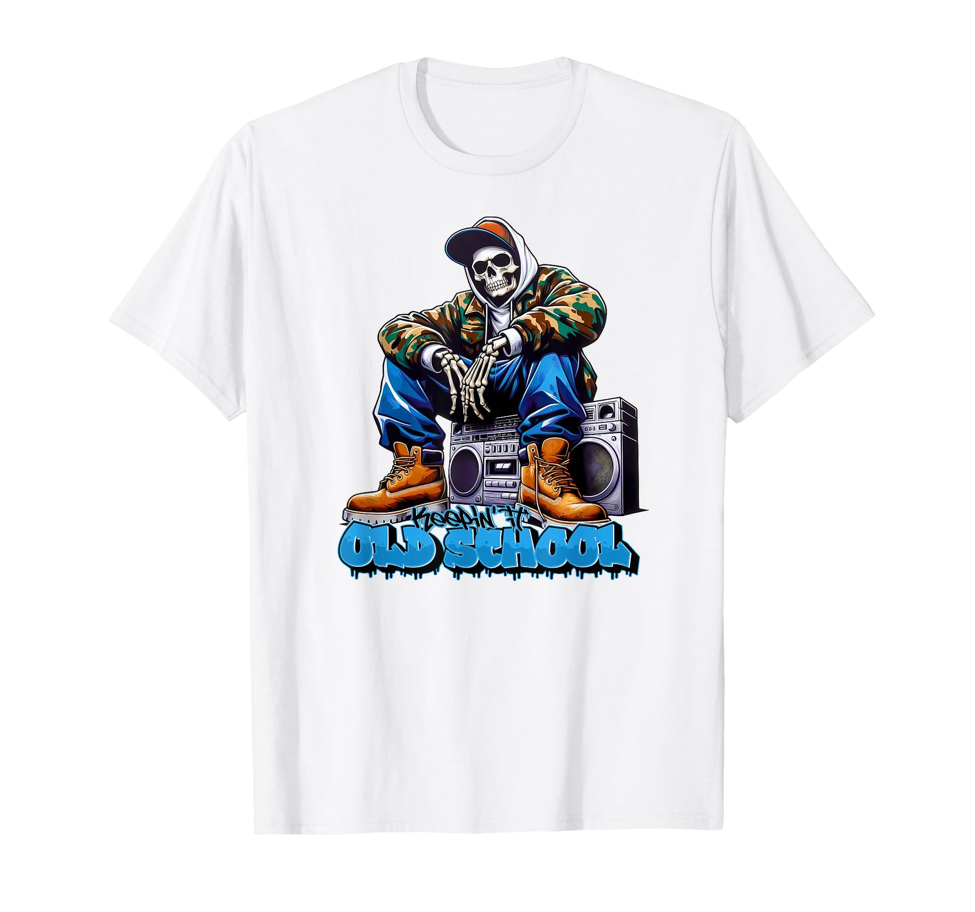 Keeping It Old School Hip Hop Outfit 90S T-Shirt - Novelty Apparel Unisex - T-Shirt, Sweatshirt, Hoodie