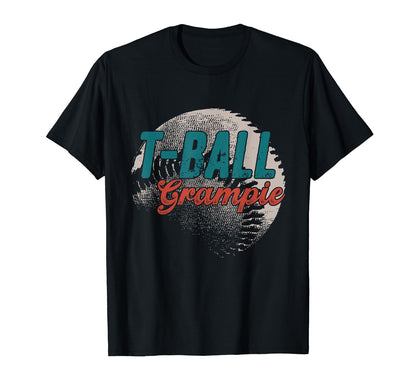 T Ball Grampie Baseball Fathers Day T-Shirt - Graphic Print for Adults - T-Shirt, Sweatshirt, Hoodie