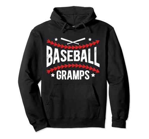 Baseball Gramps Best Grandpa Gramps Hoodie - Casual Everyday Wear Unisex - T-Shirt, Sweatshirt, Hoodie