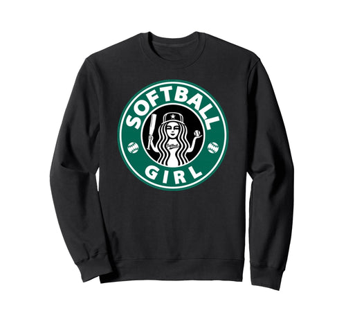 Softball Logo Teen Players Or Mom Sweatshirt - Novelty Apparel for Adults - T-Shirt, Sweatshirt, Hoodie