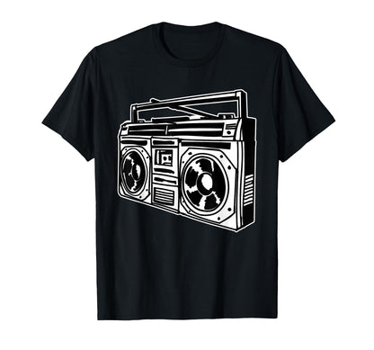 Ghetto Blaster 80S 90S Hip Hip Rap T-Shirt - Unique Graphic Men Women - T-Shirt, Sweatshirt, Hoodie