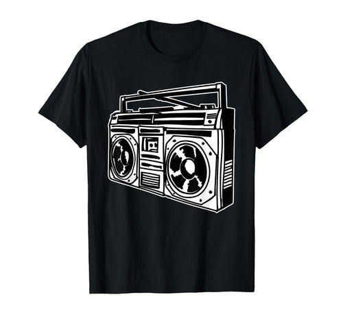 Ghetto Blaster 80S 90S Hip Hip Rap T-Shirt - Unique Graphic Men Women - T-Shirt, Sweatshirt, Hoodie