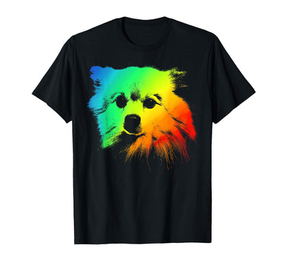 Pom Chi Colorful Rainbow T-Shirt - Custom Art Print Men Women - T-Shirt, Sweatshirt, Hoodie