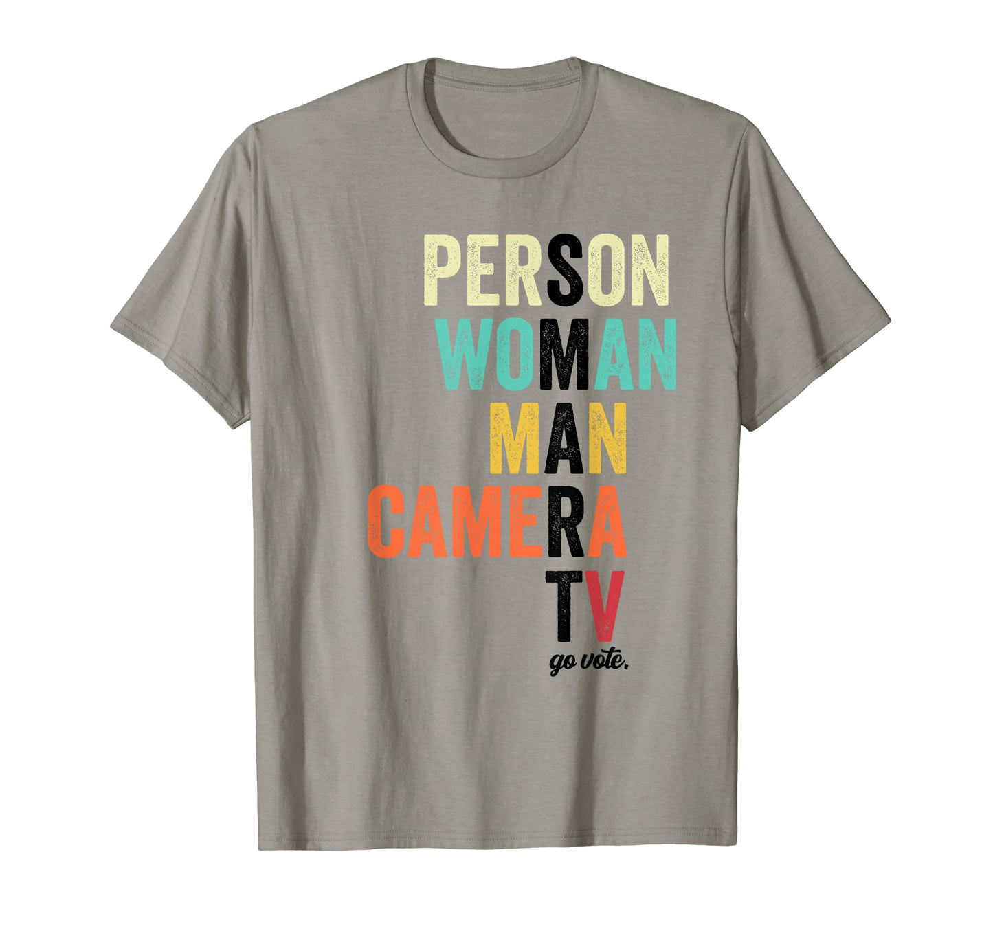 Person Camera Tv Go Vote T-Shirt - Trendy Graphic for Adults - T-Shirt, Sweatshirt, Hoodie